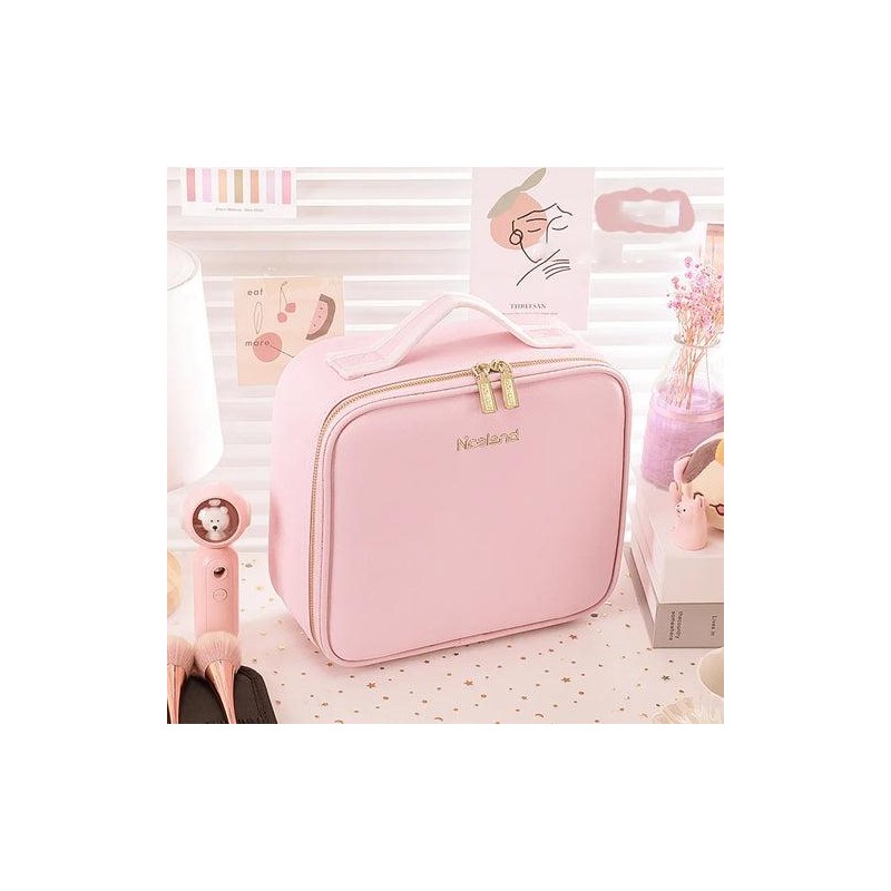 MirrorGlow Makeup Carryall - Color: Black