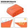 Yescom 1 Pack 12'x12' Square Sun Shade Sail Bright Orange