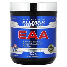 ALLMAX Essential Nutrients EAA 320g (11.29oz) AMX-22988, 1 pack, 320g / ALLMAX 필수 영양소 EAA 320g(11.29oz) AMX-22988, 1개, 320g