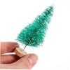WOONEKY Realistic Mini Christmas Tree 12 Pcs Set Blue Green