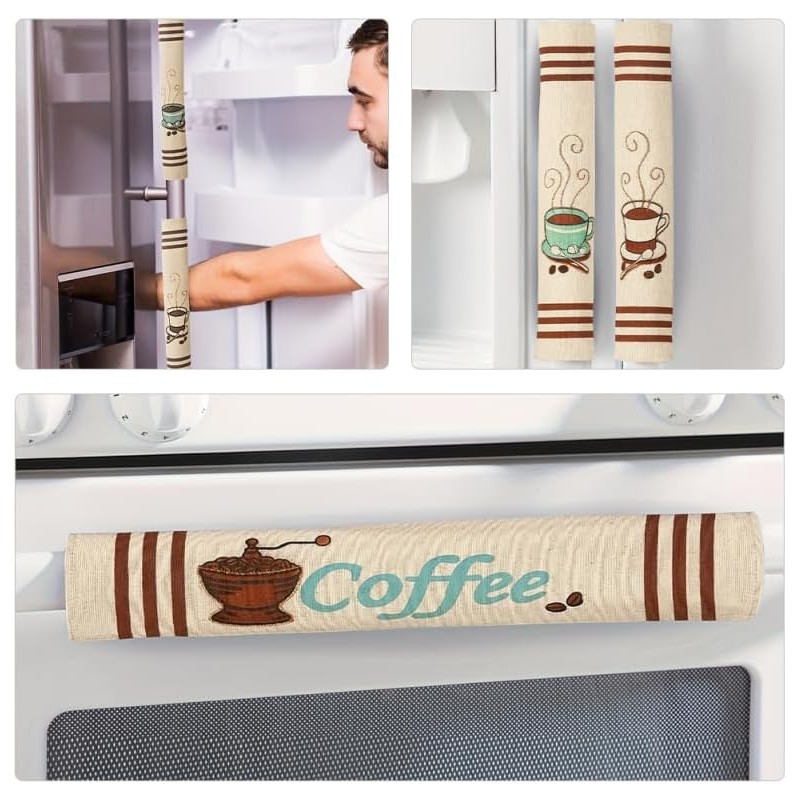 3piezas Guantes para Manija De Refrigerador Fundas Protectoras para Manijas