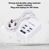 USB Socket Outlet Smart Fast Charging Multifunctional Portable White Small