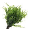 Grand Verde Boston Ferns Artificial Plants Faux Greenery Plastic Shrubs