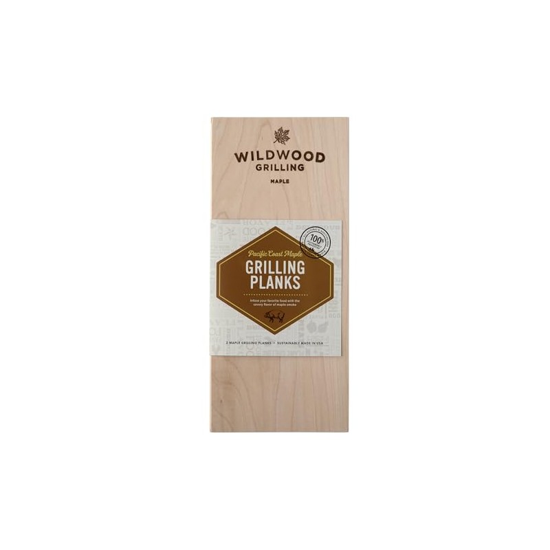 Wildwood Grilling 2-Pack PREMIUM Grade 5" x 11" Maple Grilling