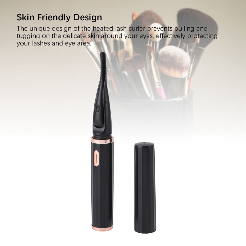 Heated Eyelash Curler Anti Burn Rechargeable Long Lasting Fast Preheating