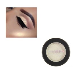 PHOERA Super Vibrant Ultra-Metallic Eyeshadow Long Lasting Waterproof Shimmer High Pigment Glitter Eye Shadow Palette Cosmetic Makeup AQUAPURITY (101 CREAM)