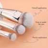 TEOYALL TEOYALL Flat Angled Brushes, Flawless Foundation Brush Under Eye