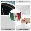 Mumeson Mexican Flag Car Hood Cover Stretch Polyester Protector Elastic
