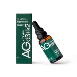 AG1 Vitamin D3 K2 Drops, 1000IU of Vitamin D3 and 1000mcg of K2 per Serving, Formulated Separately in Oil Form for Higher Bioavailability (Athletic Greens)