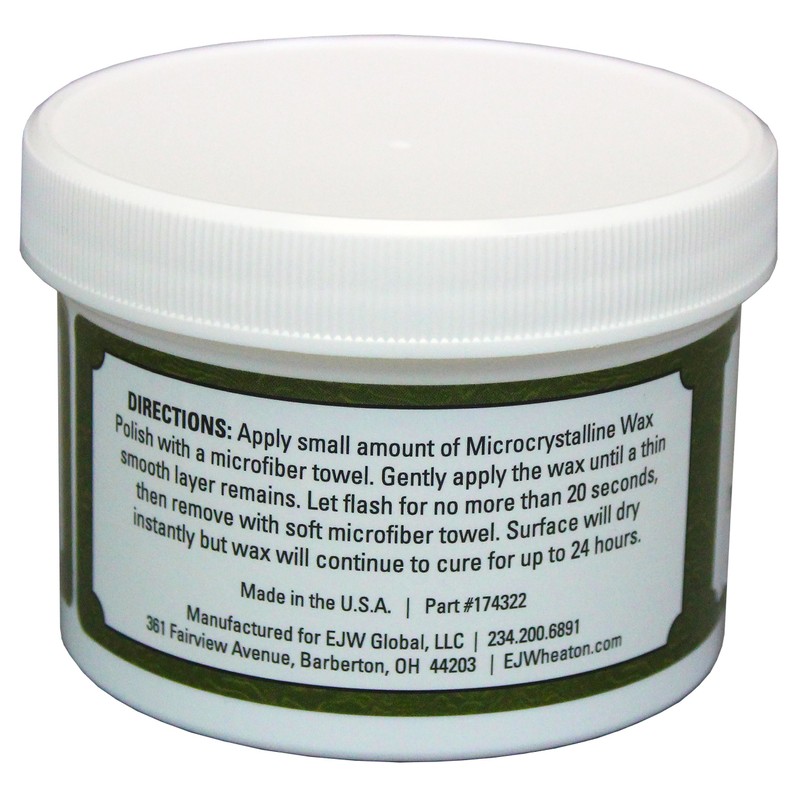 E.J. Wheaton - Microcrystalline Wax Polish, Preserves and Protects Metal,
