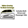 BOGAR TECH DESIGNS Side Window Chrome Delete Dechrome Film Overlay
