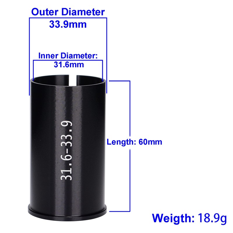 FLYAMAPIRIT Bicycle Seat Post Adapter Bicycle Seat Post Tube Reducing