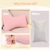 vocheer Small Pillows for Sleeping, 11"x 7" Mini Travel Pillow,