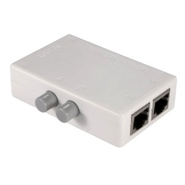 KALEA-INFORMATIQUE Lan Ethernet RJ45 Switch Type Distribution Box to 1 Input to 2 Outputs or 2 Inputs to 1 Output