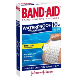 Band-Aid Buy Band-Aid Tough Strips Waterproof Extra Large 10 Pack Online
