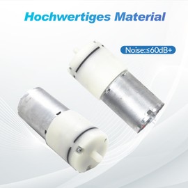 Sharplace Pack of 5 Mini Air Pump Motor Operating Voltage Range DC 3-6V Micro Vacuum Pump, 370 Micro Air Pump Electric Mini Air Pumping Booster for Treatment Instrument, Aquarium Accessories