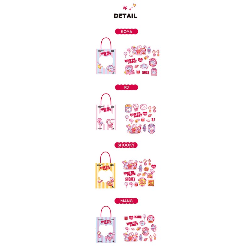 Solomon Shoji BT21 Mobile Deco Sticker Ver.3 (SHOOKY) MOBILE DECO
