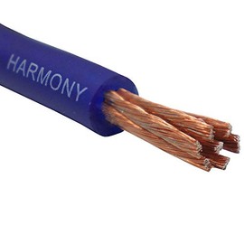 HA-PW4BLU-70 4 Gauge 4GA Car Stereo Matte Blue Power Cable Amp Wire - 70 FT