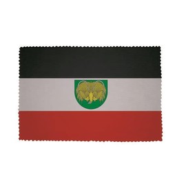 U24 Brillenputztuch Deutsch Guinea Fahne Flagge Glasreinigungstuch Microfasertuch