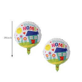 6PC Welcome Home Foil Mylar Balloons Decorations Set Welcome Foil Balloons for Baby, Party Decoration Home Decorations