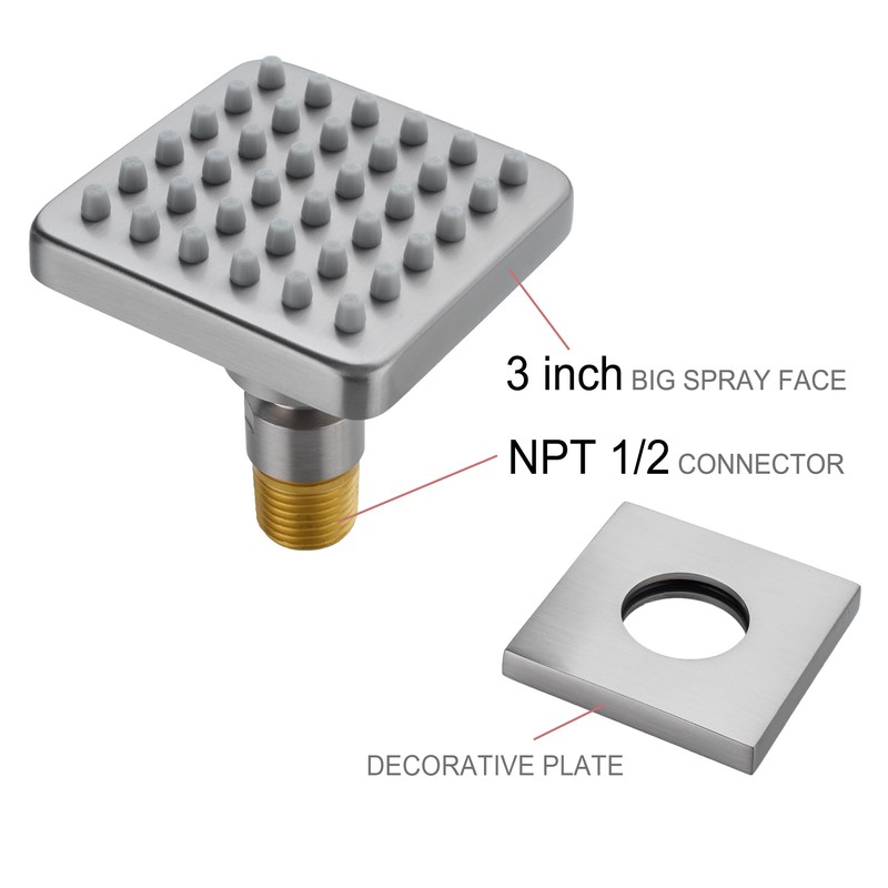3 inch Big Stainless Steel Body Spray Shower Jet -
