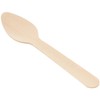 250PCS Wooden Cutlery Teaspoon Eco-Friendly 11cm Party Home Kitchen Utensil