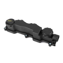 VOBOR Engine Valve Rocker Cover, Cylinder Head Valve Cover, Engine Valve Cover Cylinder for Citroen 1.6 HDI Berlingo C2 C3 C4 C5 Xsara 0248L1