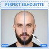 BOHUIZ 12Pcs White Barber Pencil with 2 Sharpener, Magic Hairline