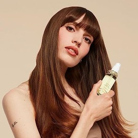OUAI Acondicionador sin enjuague + paquete de aceite para el cabello, productos de peinado para el control del encrespamiento, protección del calor, desenredar y añadir brillo, cuidado del cabello sin parabenos ni sulfatos (2 unidades, 4.7 onzas/1.5 onzas)