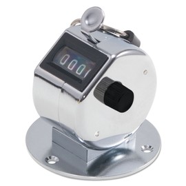 Bates Tally Ii Desk Model Tally Counter, Registers 0-9999, Chrome