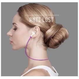 Ultra Strong Magnetic Airpod Pro Strap Anti-Lost Cord Sports Purple color NEW