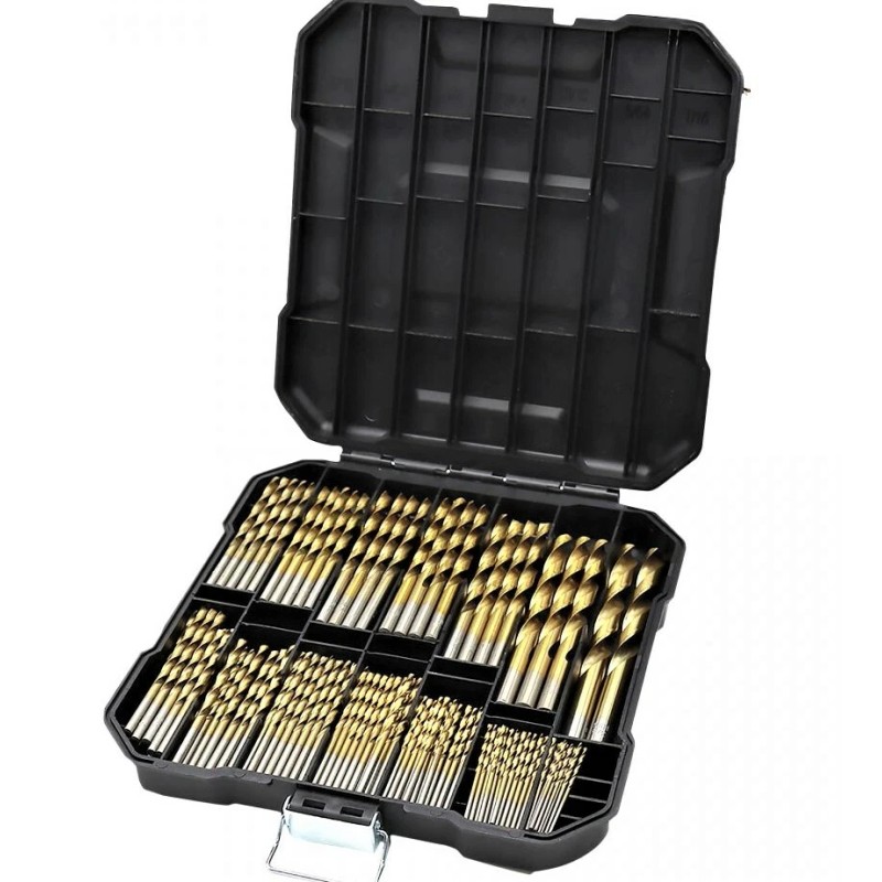 GRIP 99pc GRIP TOOLS TITANIUM HIGH SPEED STEEL DRILL BIT