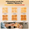 2 Slice Toaster - 1.5" Extra Wide Slots, Stainless Steel,