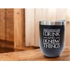 Hilarious 12oz Stainless Steel Vacuum Insulated Wine Tumblers with Press