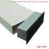 Kair 204mm x 60mm Airbrick with Surround - Black