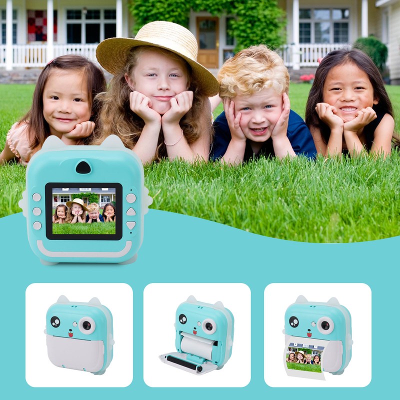 Children Digital Print Camera 24MP 5V 1080P 720P 2.4in Display