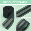 BENECREAT 10m Black Curtain Tape, 75mm Curtain Pleat Tape Perforated