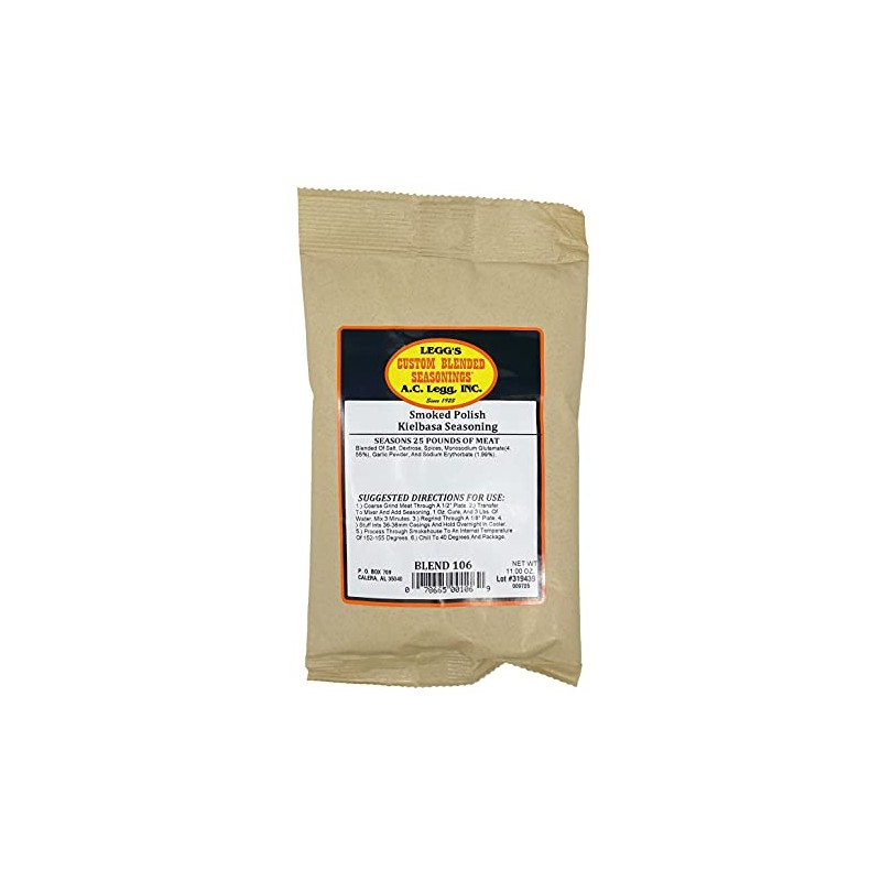 A.C. Legg INC Smoked Polish Kielbassa Seasoning