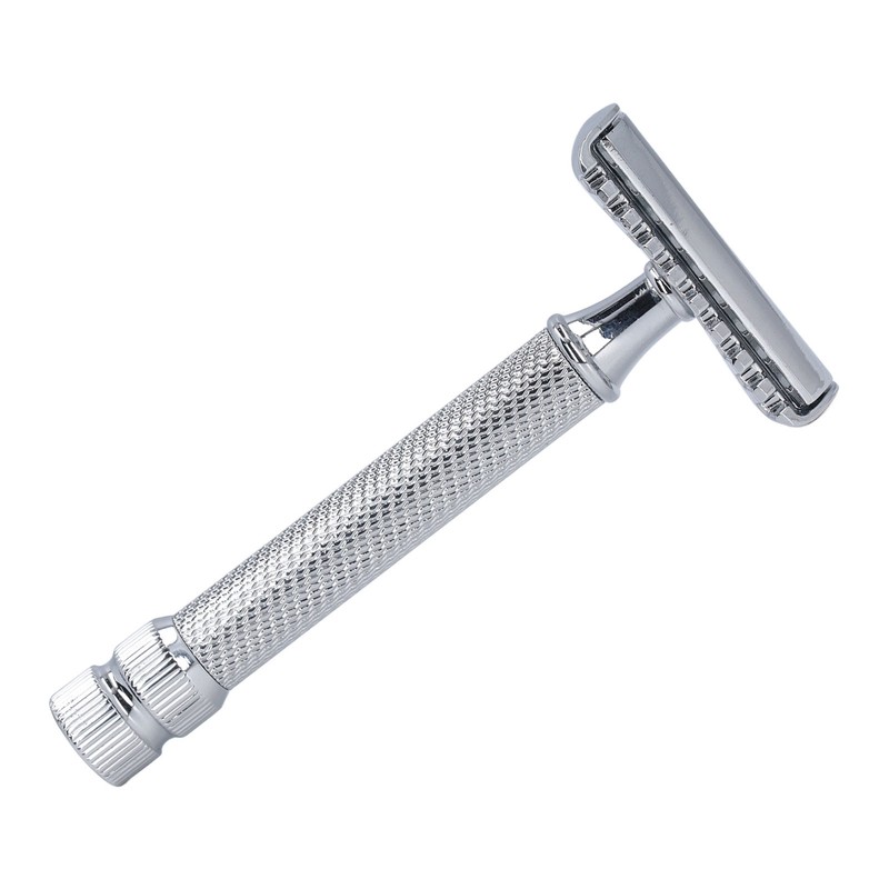 Double Edge Safety Trimmer Washable Zinc Alloy Manual Clipper Handle