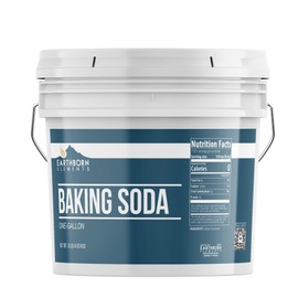 Earthborn Elements Baking Soda (1 Gallon) Sodium Bicarbonate, Cooking, Cleaning & Deodorizing