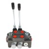 findmall 2 Spool 25GPM Hydraulic Control Valve 3000PSI BSPP Double