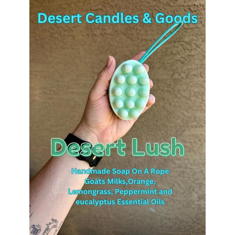 Soap on Rope - Body Soap with Scented Aroma:_Cup Of