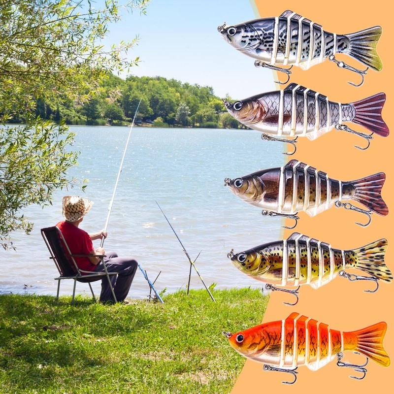 Robotic Fishing Lure - Angling Baits for River,Professional 3D Robotic