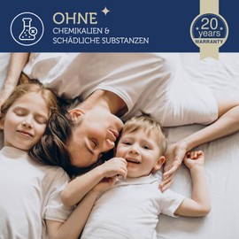 Beddy-Bye Mattress Protector 180 x 200 cm Waterproof Oeko-Tex Certified Incontinence Pad Washable Waterproof Mattress Topper 180 x 200 cm Moisture Protection 180 x 200 cm Breathable with 4 Corner