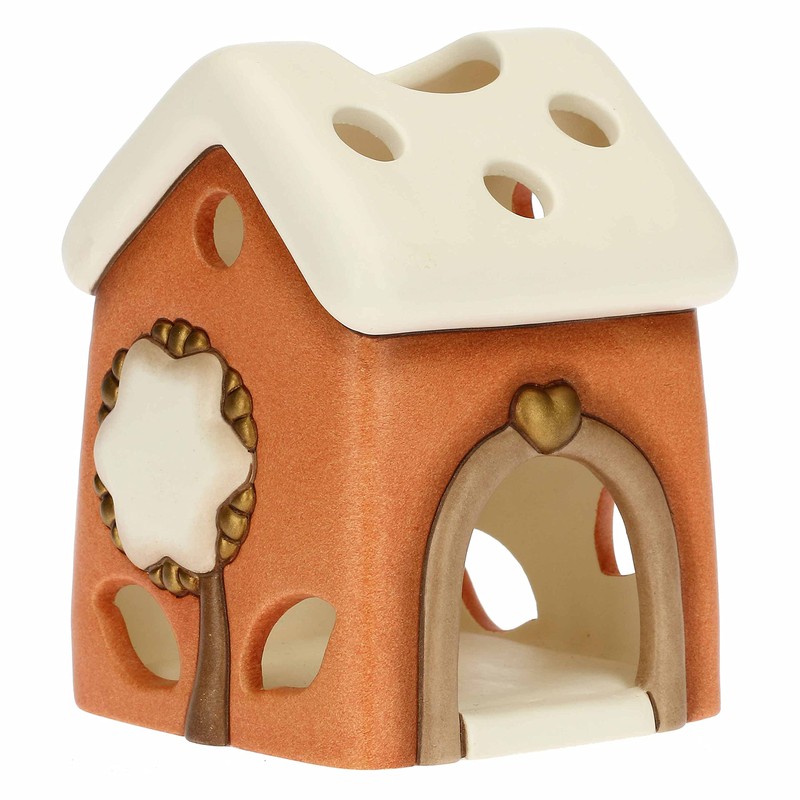 THUN - Tea Light Holder in Brown Colour Made of