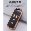 [LETINGFAR] キーケース ホンダ用 スマートキーケース キーカバー キーホルダー 柔らかい TPU素材 4ボタン ホンダ専用設計