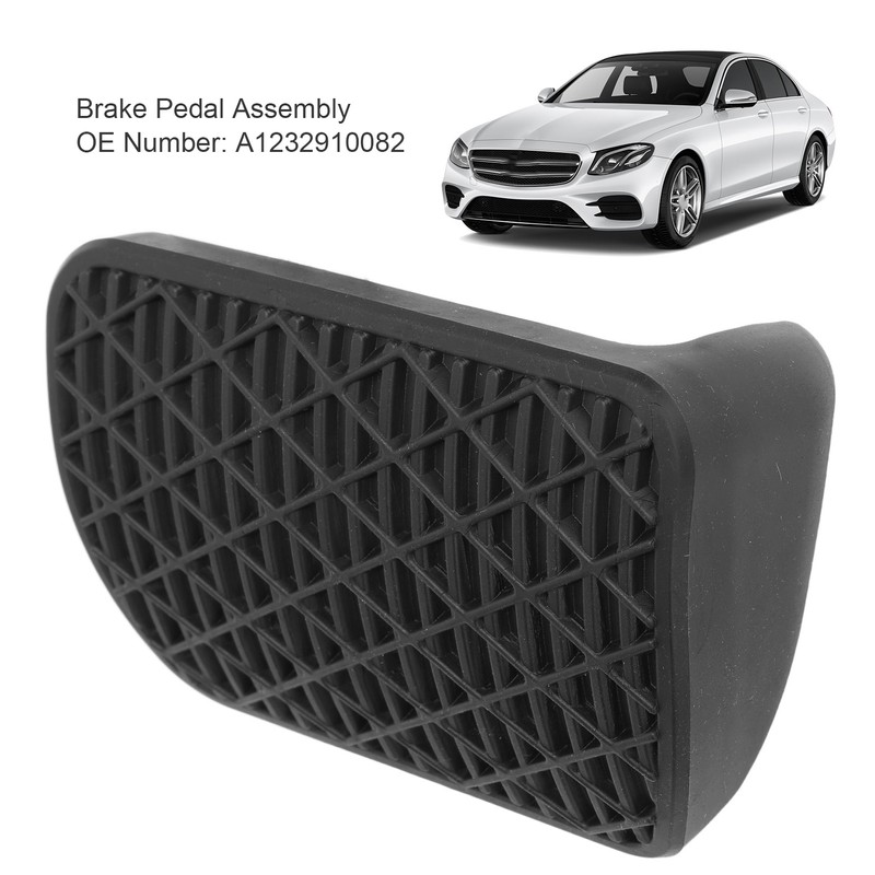 Brake Pedal Assembly A1232910082 Rubber Brake Stop Pad Cover Replacement