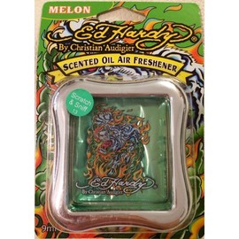 4 ED HARDY WHITE-TIGER By Christian Audigier ' SCENTED OIL AIR FRESHENER (Melon)