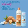 Jergens Argan Oil Weightless Wet Skin Body Lotion, Non-Greasy Moisturizer,