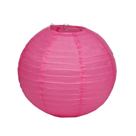 Pack of 3 Paper Lantern Lampshade Party Birthday Baby Shower Wedding Celebration Decoration (Hot Pink, 6" (15cm))